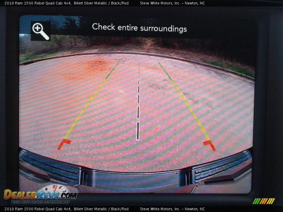 2019 Ram 1500 Rebel Quad Cab 4x4 Billett Silver Metallic / Black/Red Photo #22