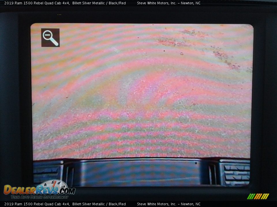 2019 Ram 1500 Rebel Quad Cab 4x4 Billett Silver Metallic / Black/Red Photo #23