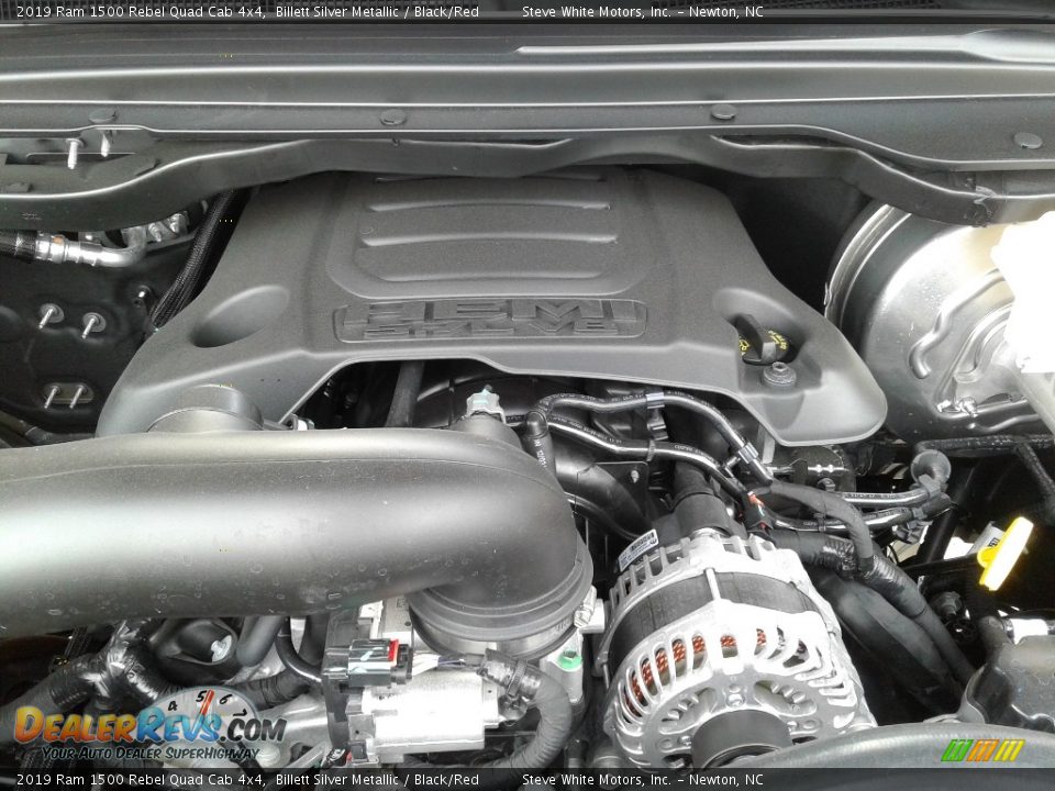 2019 Ram 1500 Rebel Quad Cab 4x4 5.7 Liter OHV HEMI 16-Valve VVT MDS V8 Engine Photo #32