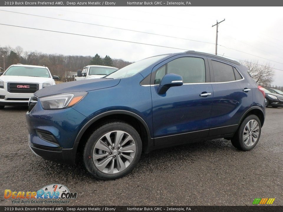 2019 Buick Encore Preferred AWD Deep Azure Metallic / Ebony Photo #1