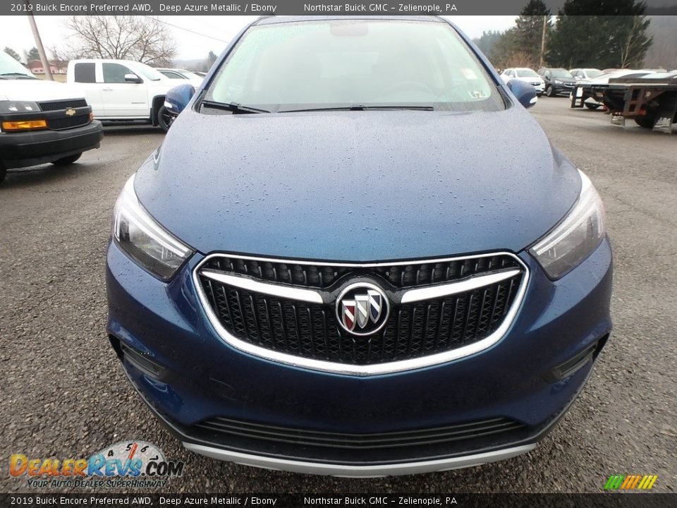 2019 Buick Encore Preferred AWD Deep Azure Metallic / Ebony Photo #2