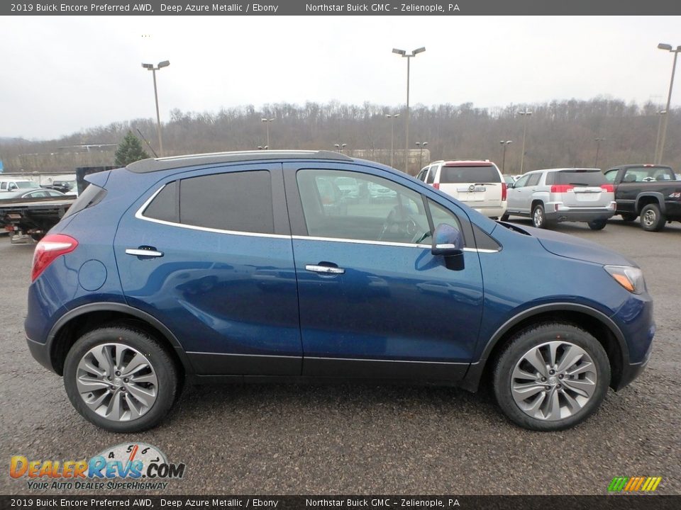 2019 Buick Encore Preferred AWD Deep Azure Metallic / Ebony Photo #4