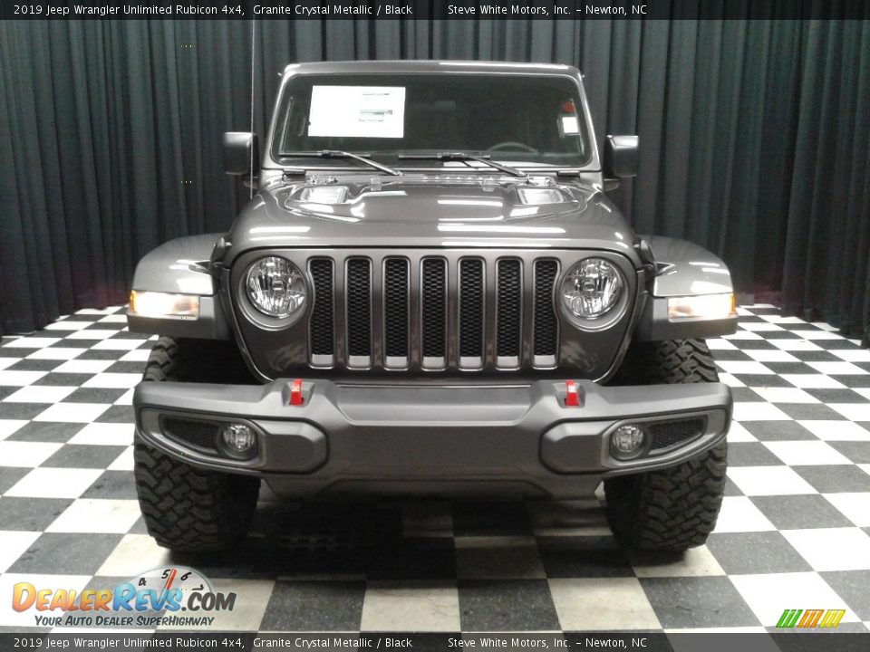2019 Jeep Wrangler Unlimited Rubicon 4x4 Granite Crystal Metallic / Black Photo #3