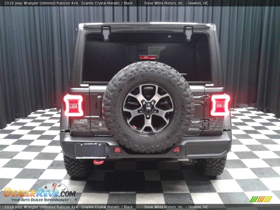2019 Jeep Wrangler Unlimited Rubicon 4x4 Granite Crystal Metallic / Black Photo #7