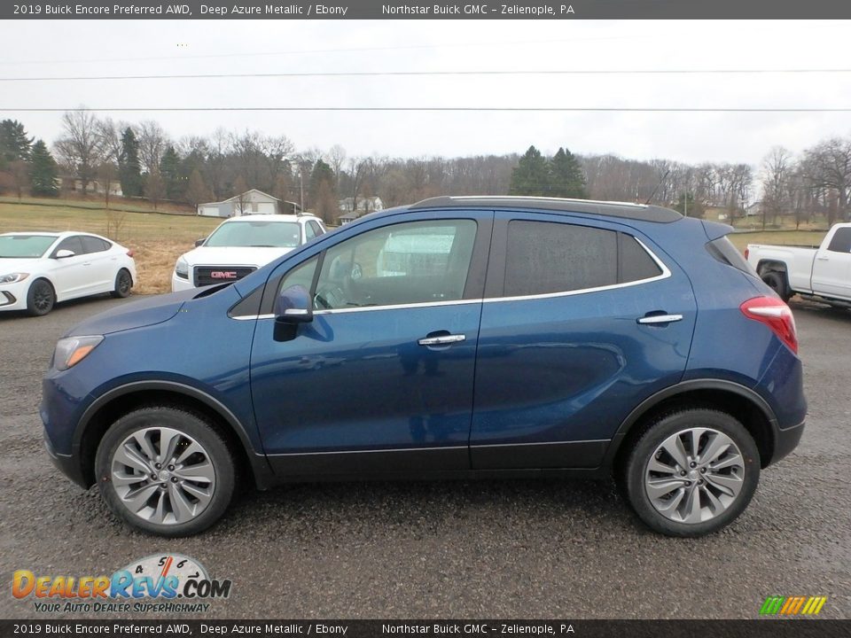 2019 Buick Encore Preferred AWD Deep Azure Metallic / Ebony Photo #9