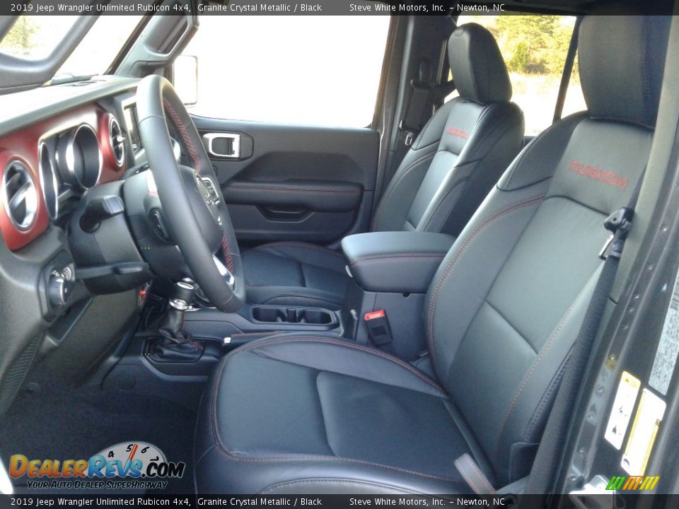2019 Jeep Wrangler Unlimited Rubicon 4x4 Granite Crystal Metallic / Black Photo #10