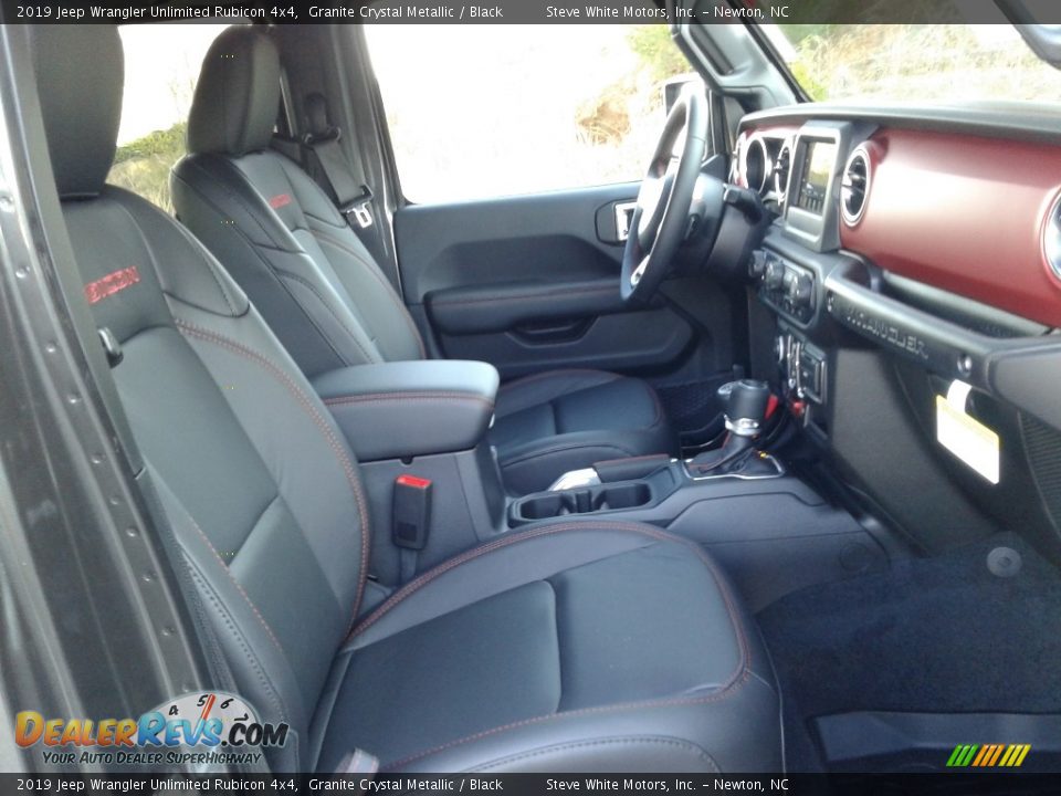 2019 Jeep Wrangler Unlimited Rubicon 4x4 Granite Crystal Metallic / Black Photo #15