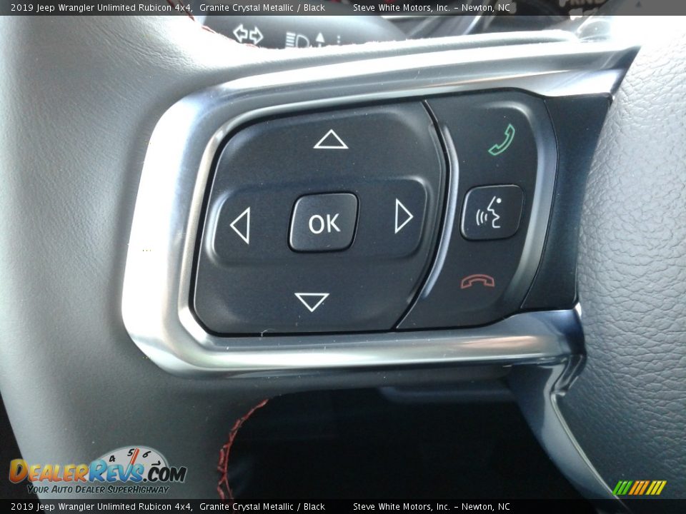 2019 Jeep Wrangler Unlimited Rubicon 4x4 Granite Crystal Metallic / Black Photo #17