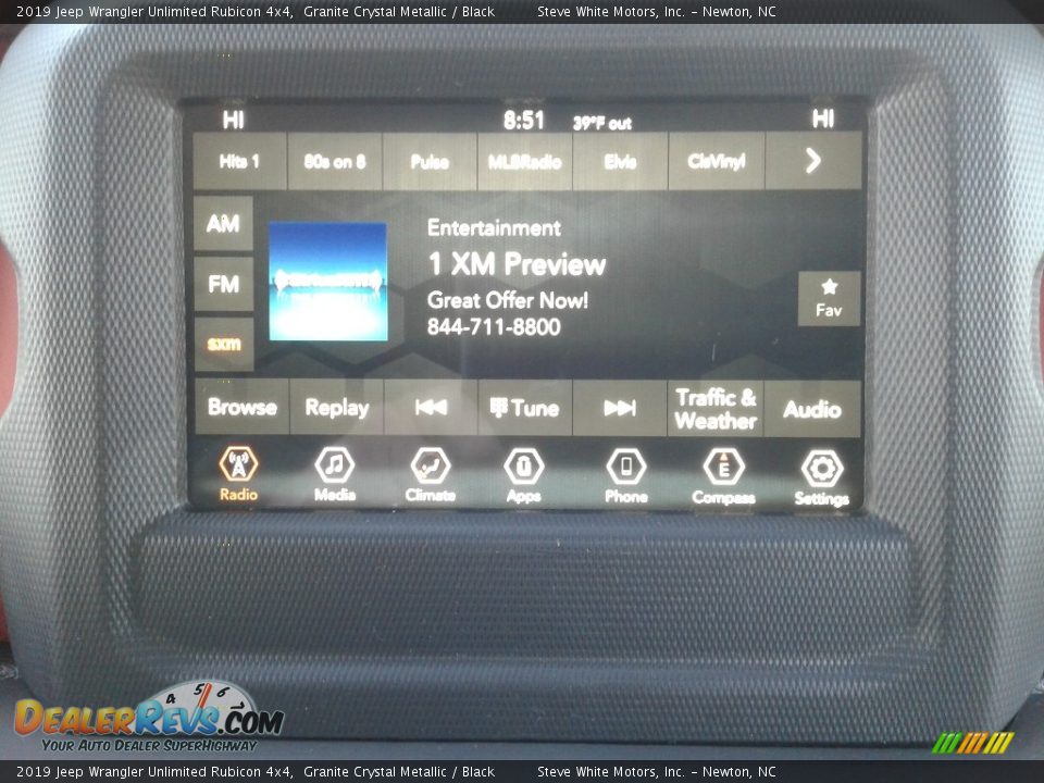 2019 Jeep Wrangler Unlimited Rubicon 4x4 Granite Crystal Metallic / Black Photo #21