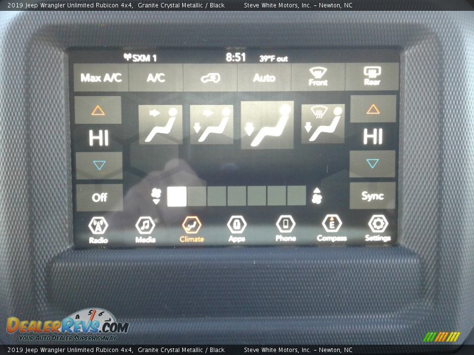 2019 Jeep Wrangler Unlimited Rubicon 4x4 Granite Crystal Metallic / Black Photo #23