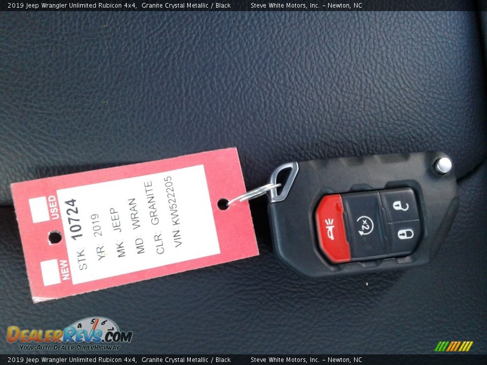 2019 Jeep Wrangler Unlimited Rubicon 4x4 Granite Crystal Metallic / Black Photo #31