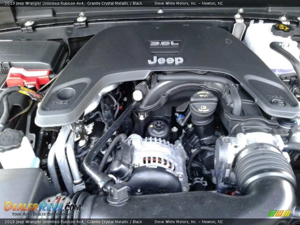 2019 Jeep Wrangler Unlimited Rubicon 4x4 Granite Crystal Metallic / Black Photo #32