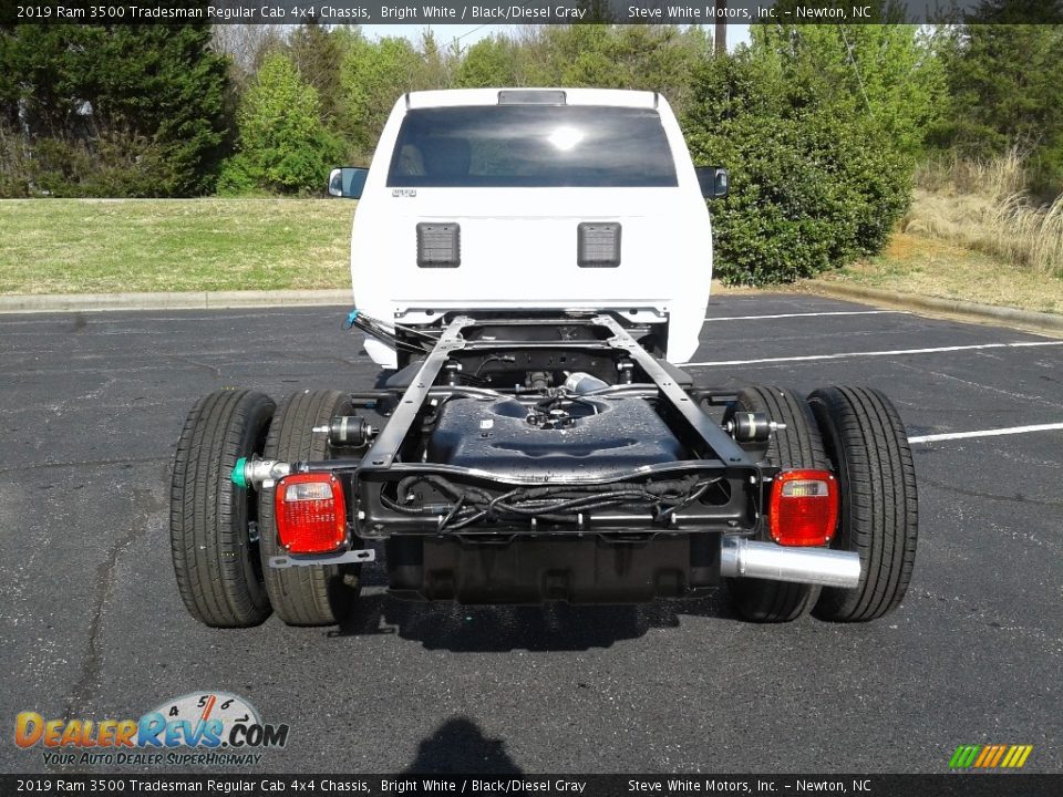 2019 Ram 3500 Tradesman Regular Cab 4x4 Chassis Bright White / Black/Diesel Gray Photo #12