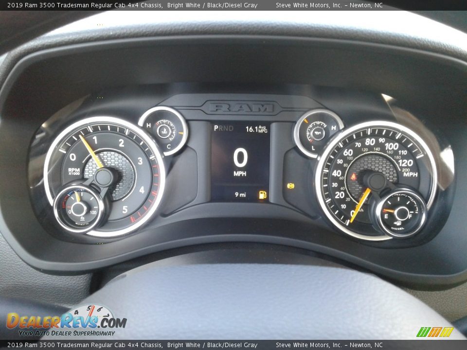 2019 Ram 3500 Tradesman Regular Cab 4x4 Chassis Gauges Photo #17