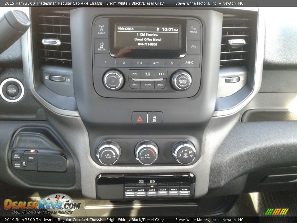 Controls of 2019 Ram 3500 Tradesman Regular Cab 4x4 Chassis Photo #18