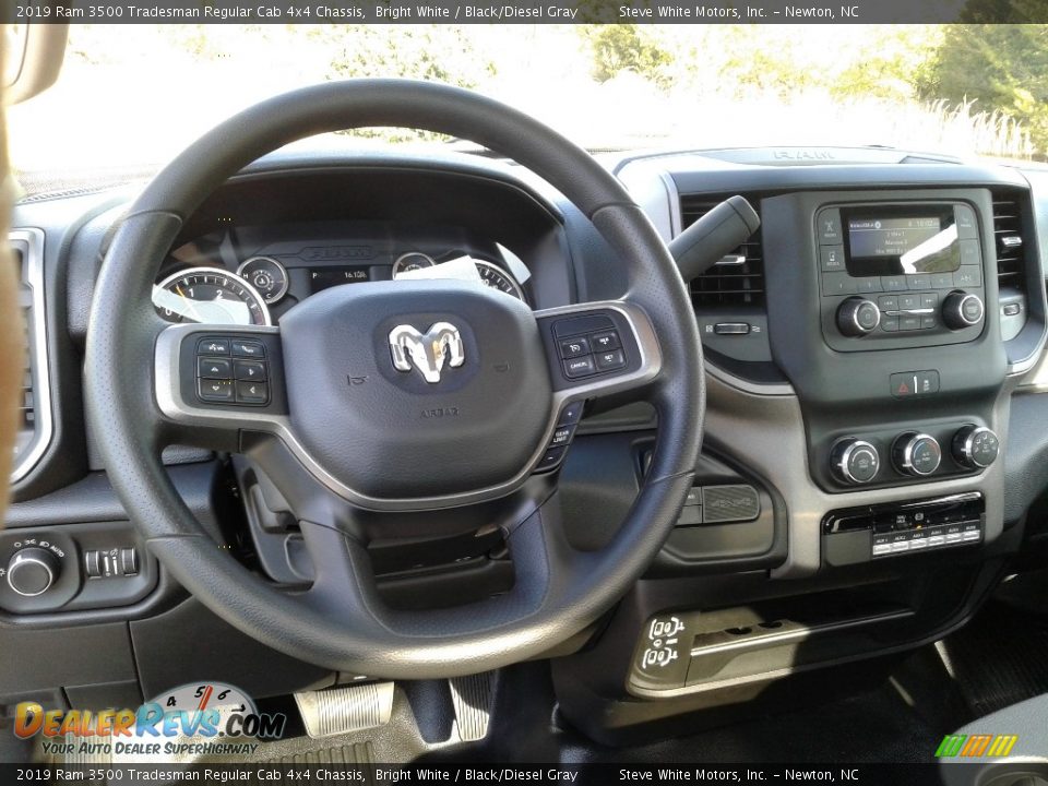 Dashboard of 2019 Ram 3500 Tradesman Regular Cab 4x4 Chassis Photo #24