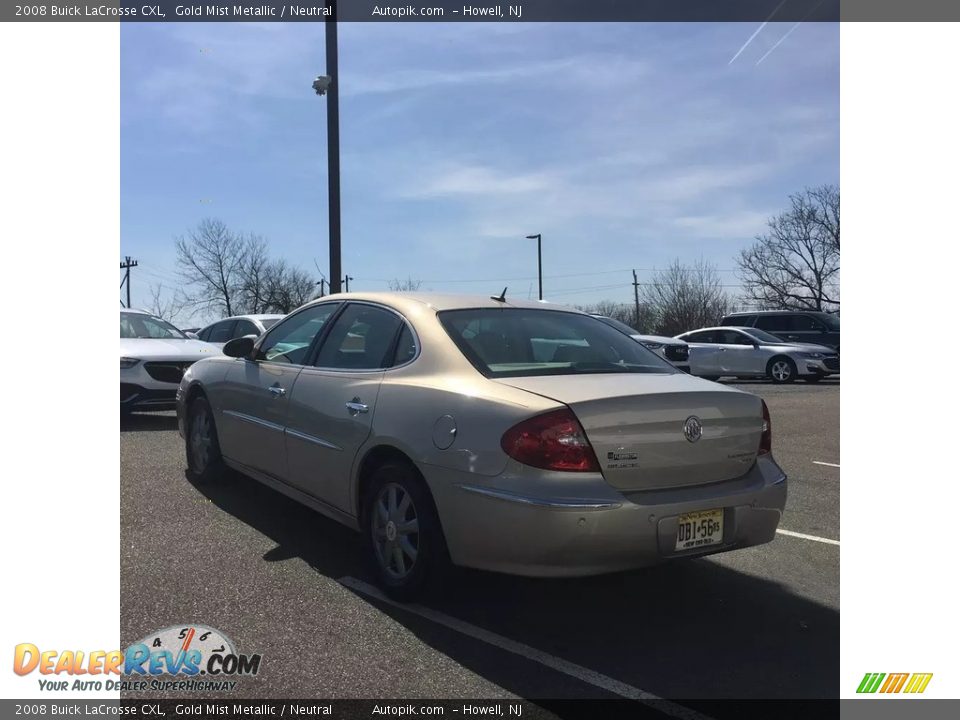 2008 Buick LaCrosse CXL Gold Mist Metallic / Neutral Photo #3