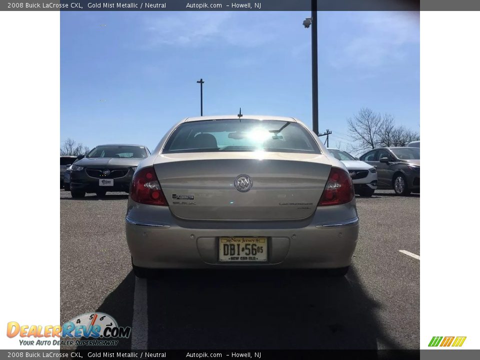 2008 Buick LaCrosse CXL Gold Mist Metallic / Neutral Photo #4