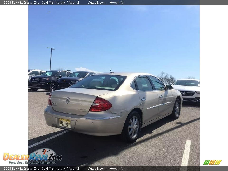2008 Buick LaCrosse CXL Gold Mist Metallic / Neutral Photo #5