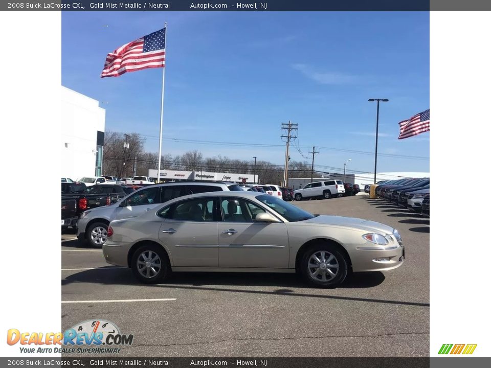 2008 Buick LaCrosse CXL Gold Mist Metallic / Neutral Photo #6