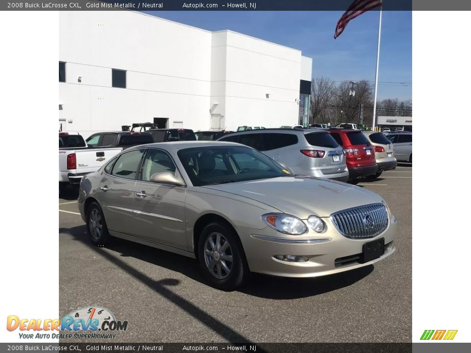2008 Buick LaCrosse CXL Gold Mist Metallic / Neutral Photo #7