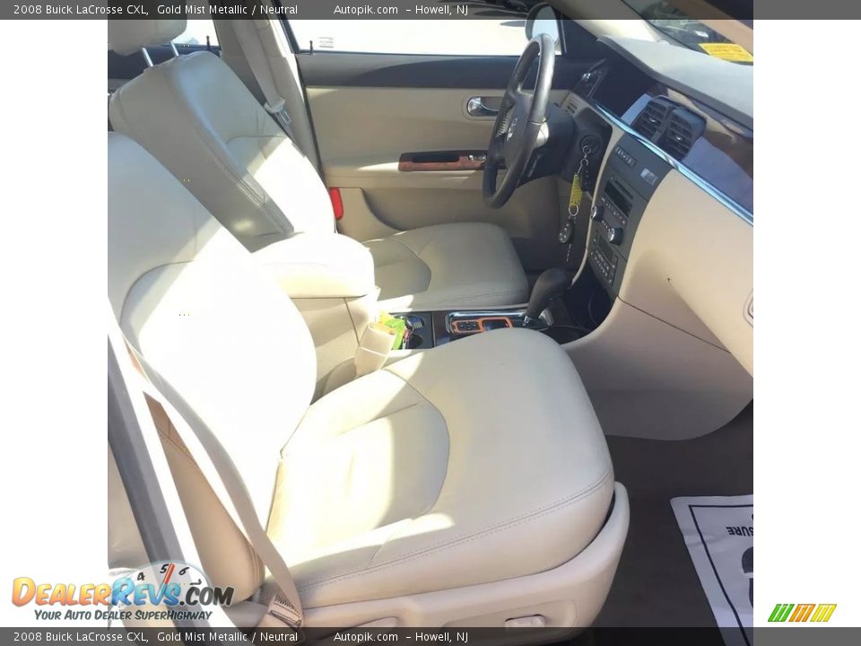 2008 Buick LaCrosse CXL Gold Mist Metallic / Neutral Photo #13