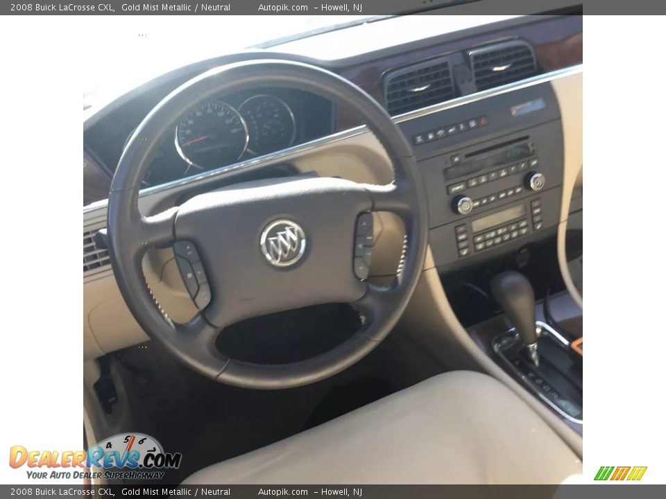 2008 Buick LaCrosse CXL Gold Mist Metallic / Neutral Photo #14