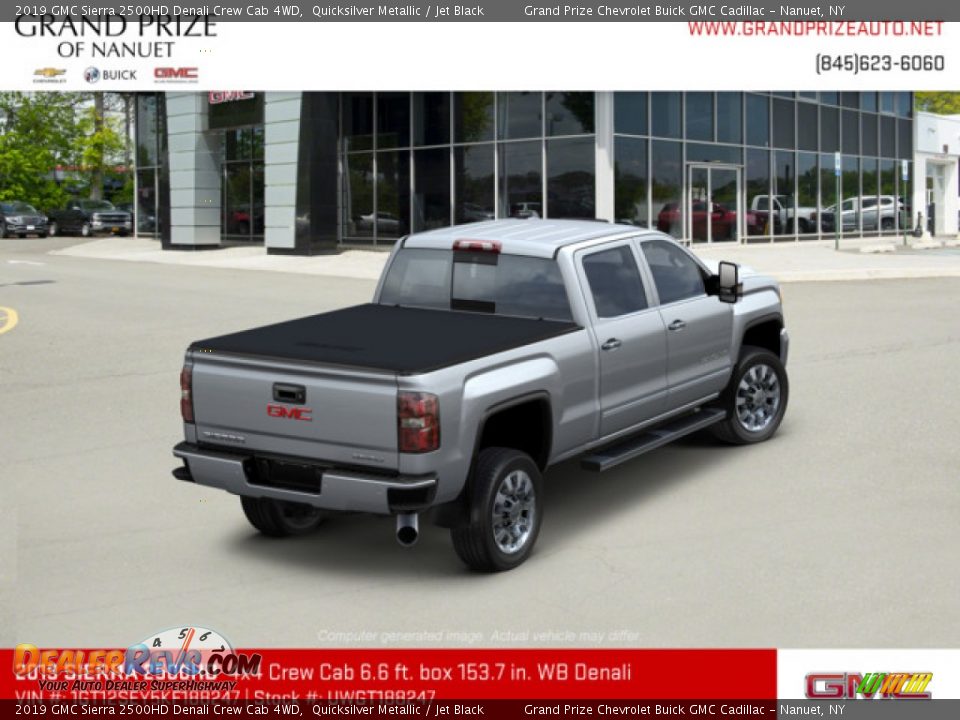 2019 GMC Sierra 2500HD Denali Crew Cab 4WD Quicksilver Metallic / Jet Black Photo #3