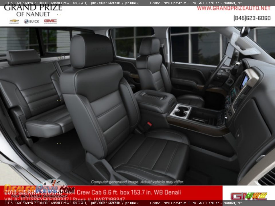 2019 GMC Sierra 2500HD Denali Crew Cab 4WD Quicksilver Metallic / Jet Black Photo #5