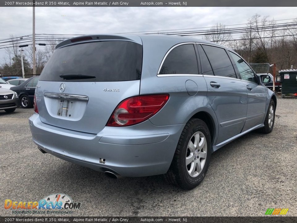 2007 Mercedes-Benz R 350 4Matic Alpine Rain Metallic / Ash Grey Photo #4