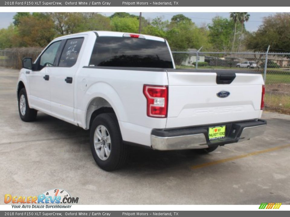 2018 Ford F150 XLT SuperCrew Oxford White / Earth Gray Photo #6