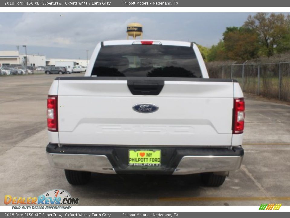 2018 Ford F150 XLT SuperCrew Oxford White / Earth Gray Photo #7