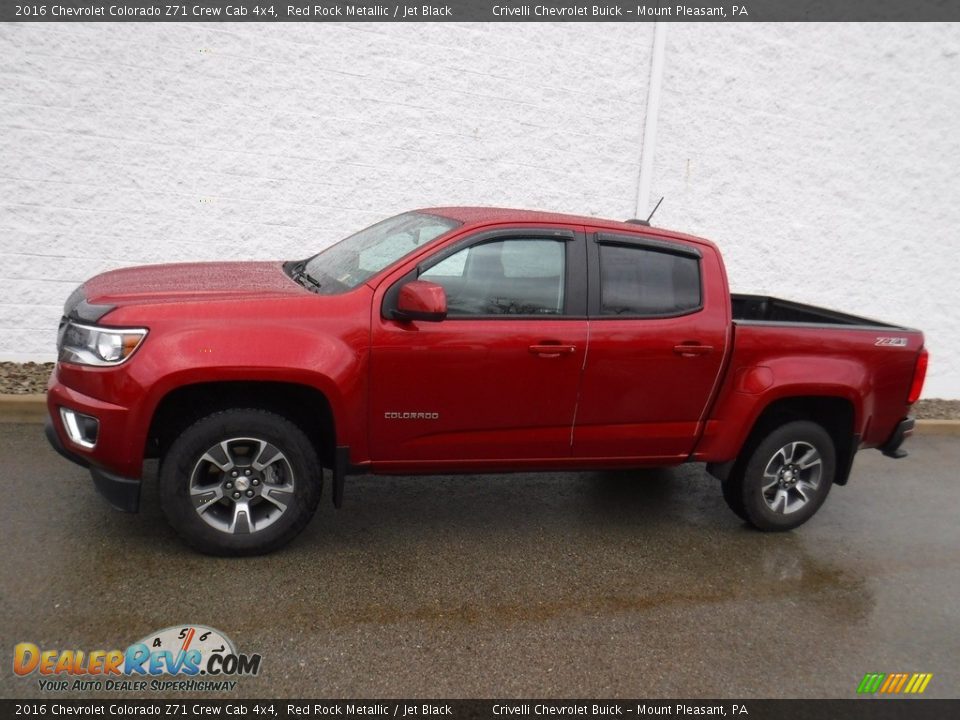 2016 Chevrolet Colorado Z71 Crew Cab 4x4 Red Rock Metallic / Jet Black Photo #2