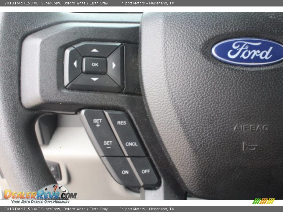 2018 Ford F150 XLT SuperCrew Oxford White / Earth Gray Photo #14