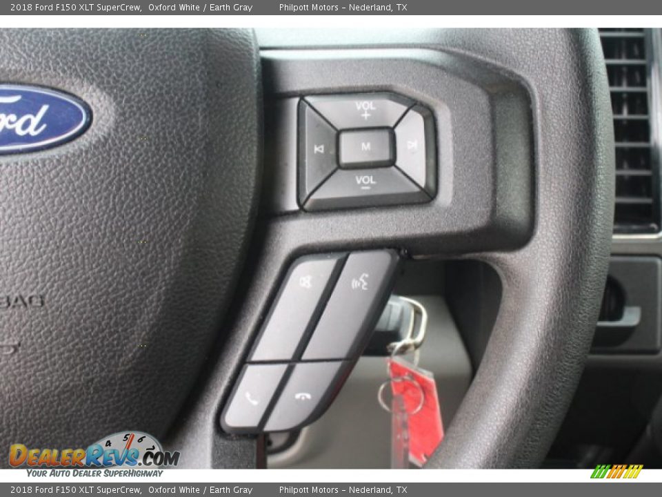 2018 Ford F150 XLT SuperCrew Oxford White / Earth Gray Photo #15