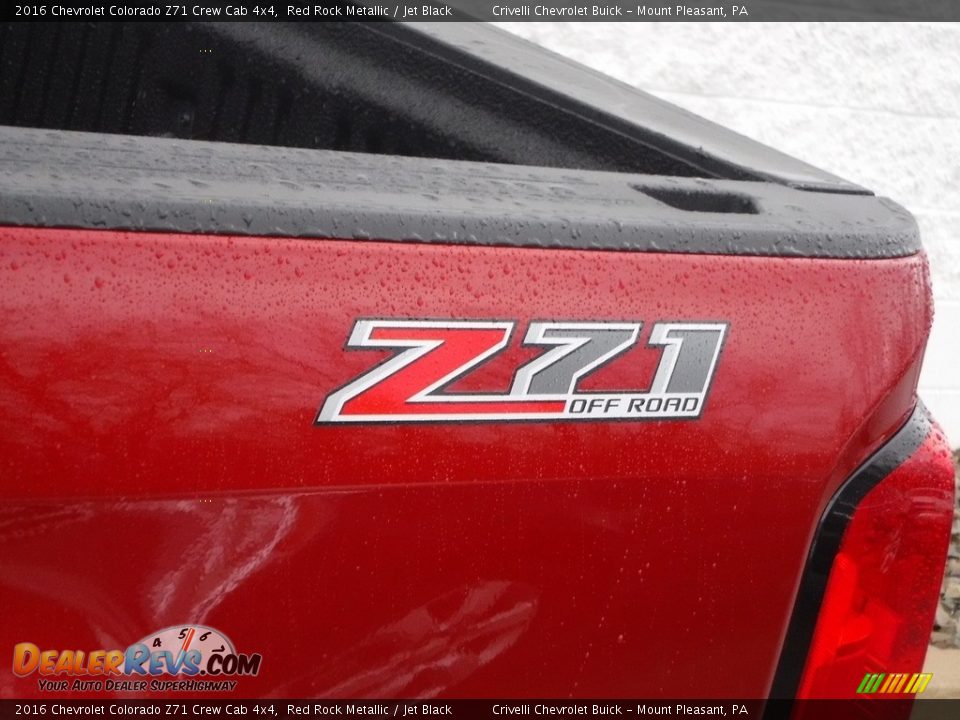 2016 Chevrolet Colorado Z71 Crew Cab 4x4 Red Rock Metallic / Jet Black Photo #5