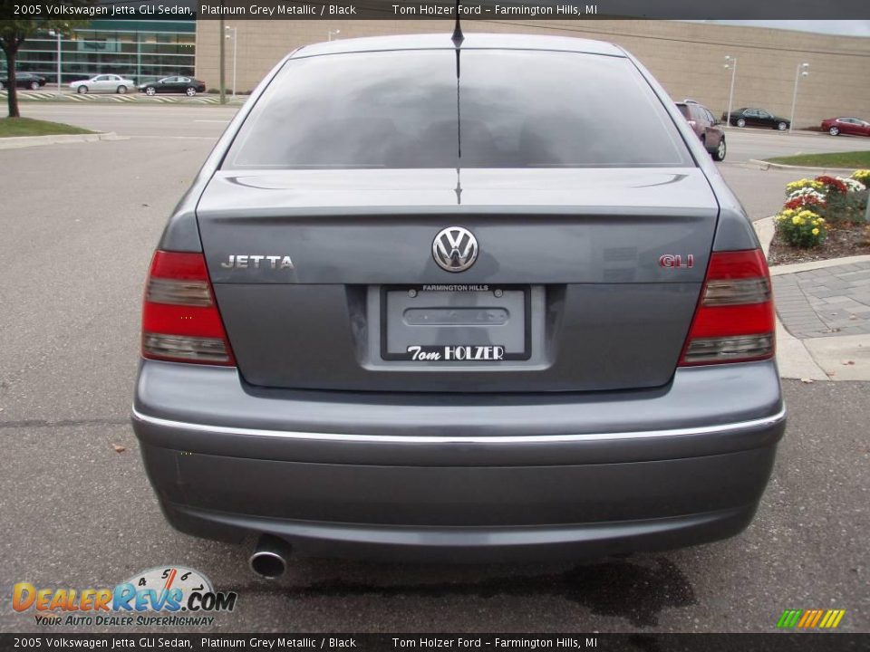 2005 Volkswagen Jetta GLI Sedan Platinum Grey Metallic / Black Photo #4