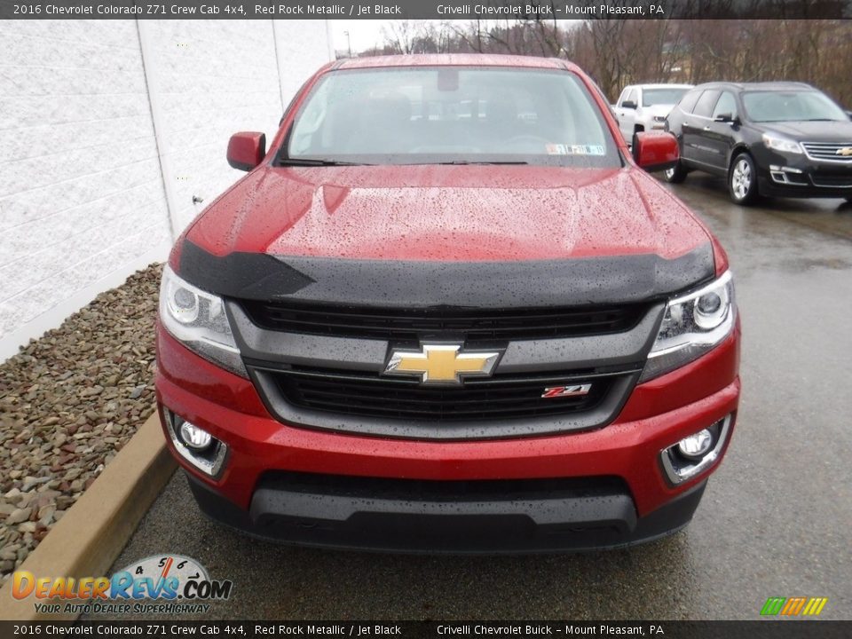 2016 Chevrolet Colorado Z71 Crew Cab 4x4 Red Rock Metallic / Jet Black Photo #6