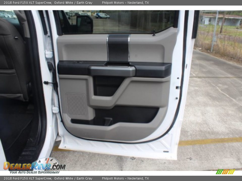 2018 Ford F150 XLT SuperCrew Oxford White / Earth Gray Photo #21