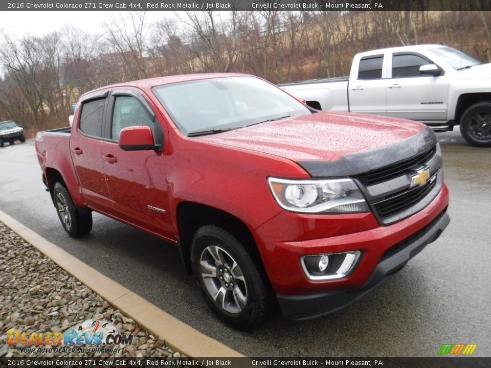 2016 Chevrolet Colorado Z71 Crew Cab 4x4 Red Rock Metallic / Jet Black Photo #7