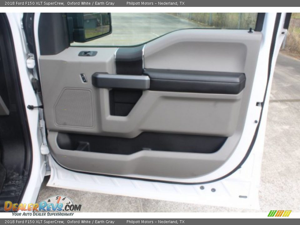 2018 Ford F150 XLT SuperCrew Oxford White / Earth Gray Photo #23
