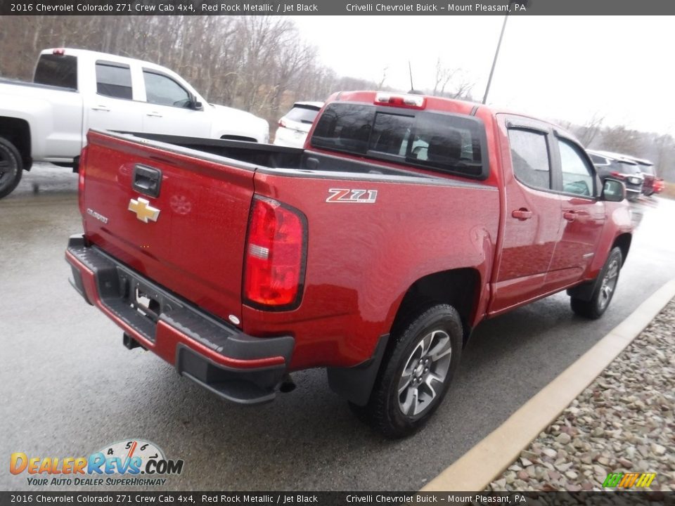 2016 Chevrolet Colorado Z71 Crew Cab 4x4 Red Rock Metallic / Jet Black Photo #8