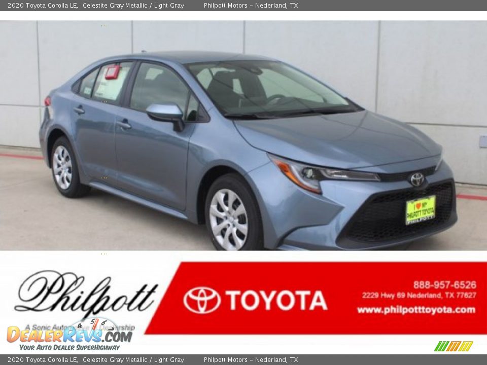 2020 Toyota Corolla LE Celestite Gray Metallic / Light Gray Photo #1