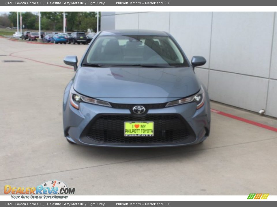 2020 Toyota Corolla LE Celestite Gray Metallic / Light Gray Photo #3