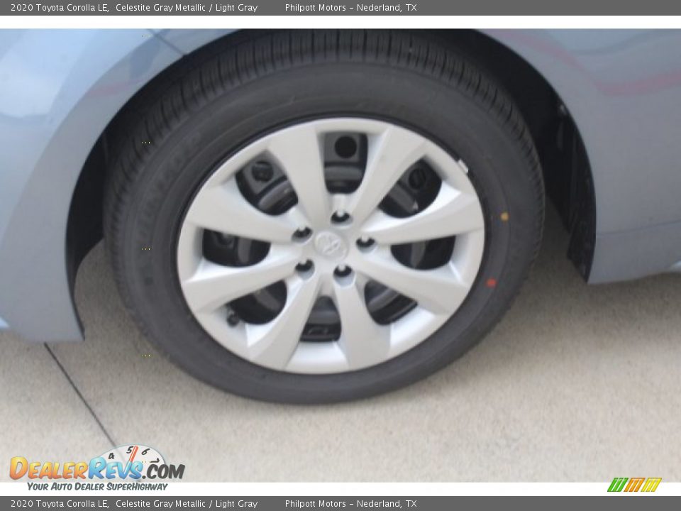 2020 Toyota Corolla LE Celestite Gray Metallic / Light Gray Photo #5