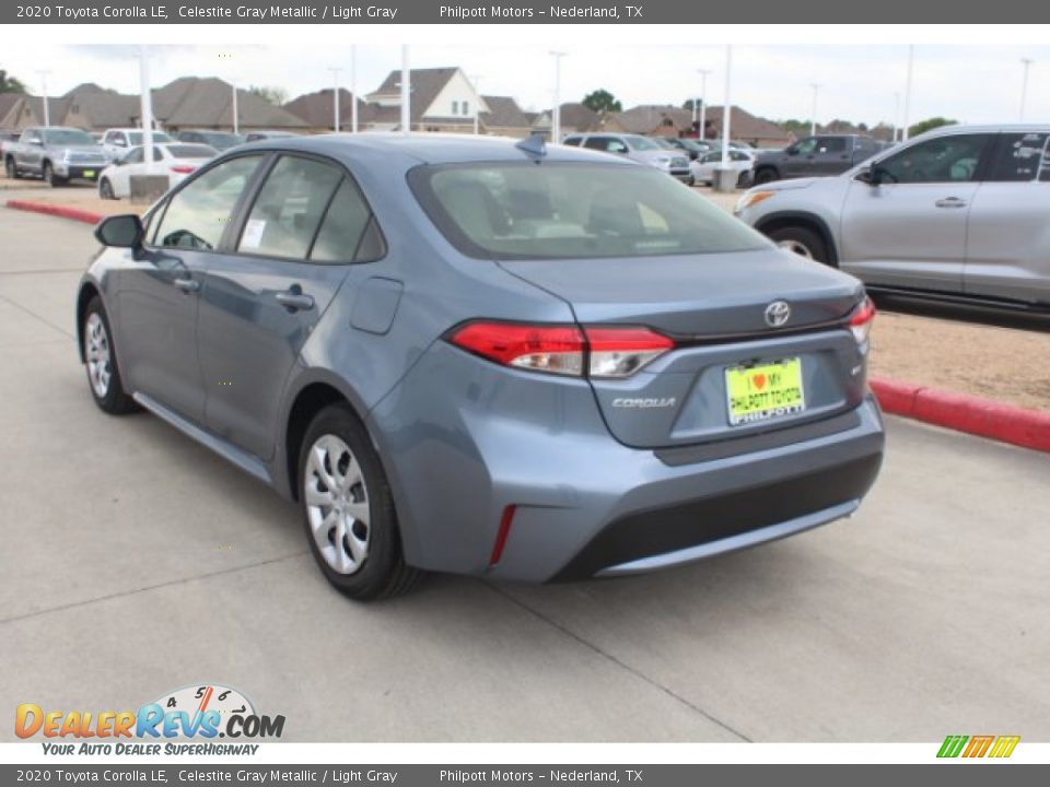 2020 Toyota Corolla LE Celestite Gray Metallic / Light Gray Photo #6