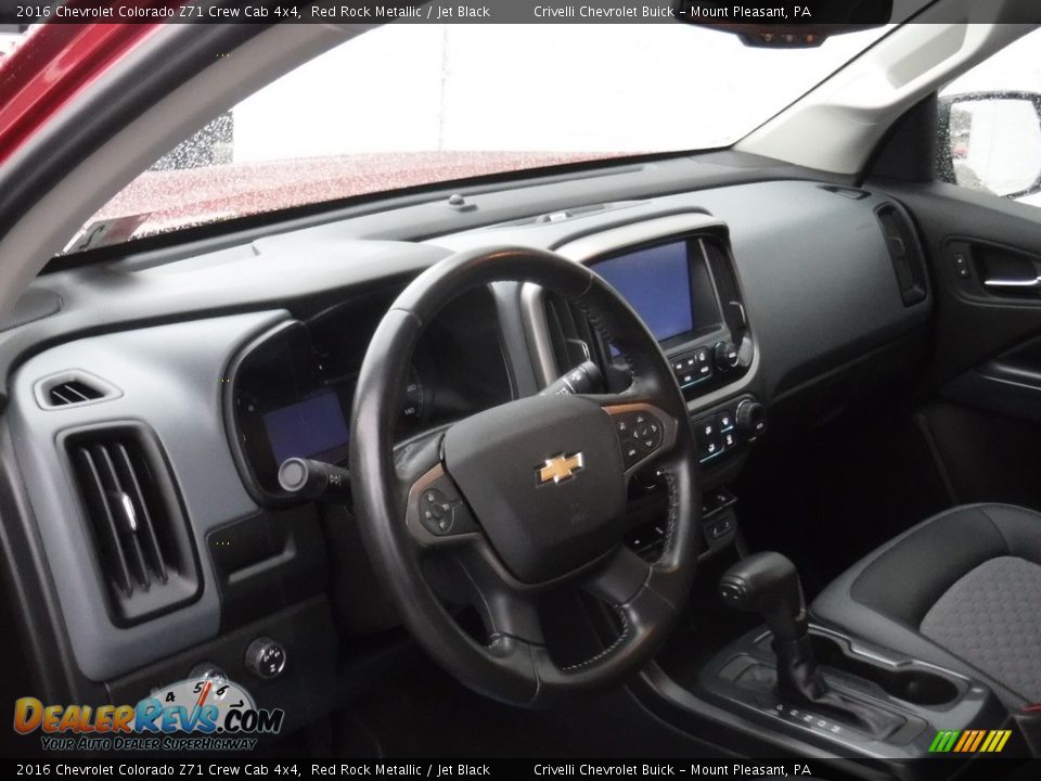 2016 Chevrolet Colorado Z71 Crew Cab 4x4 Red Rock Metallic / Jet Black Photo #14