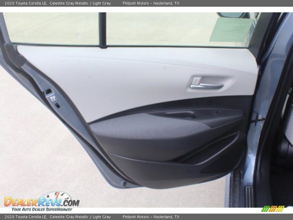 2020 Toyota Corolla LE Celestite Gray Metallic / Light Gray Photo #16
