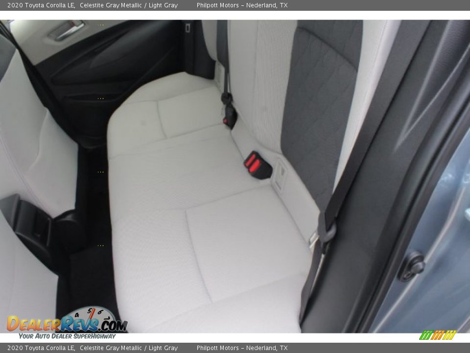 2020 Toyota Corolla LE Celestite Gray Metallic / Light Gray Photo #17
