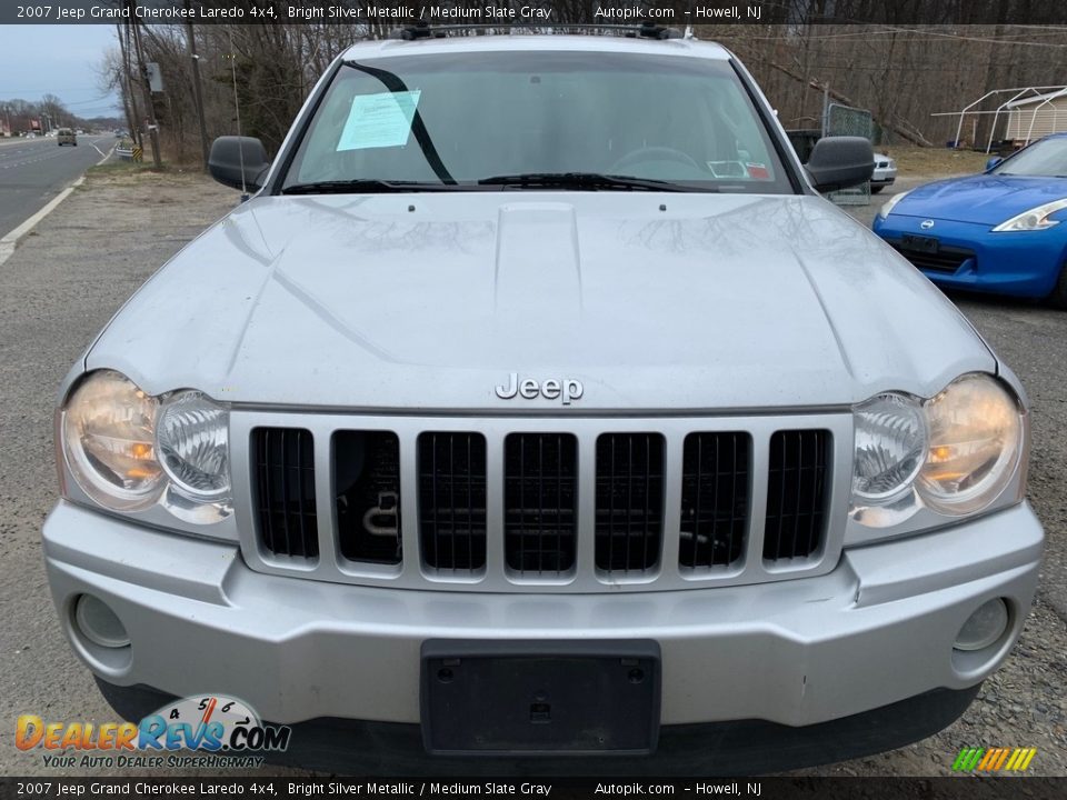 2007 Jeep Grand Cherokee Laredo 4x4 Bright Silver Metallic / Medium Slate Gray Photo #8